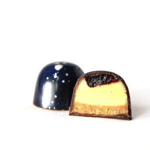 Ostekake med blåbær