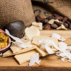 Vegansk hvit med kokos og pasjonsfrukt